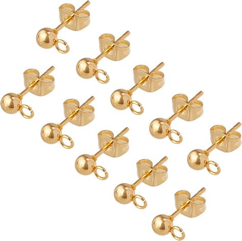 Amazon.com: Post Earring Findings For Jewelry Making